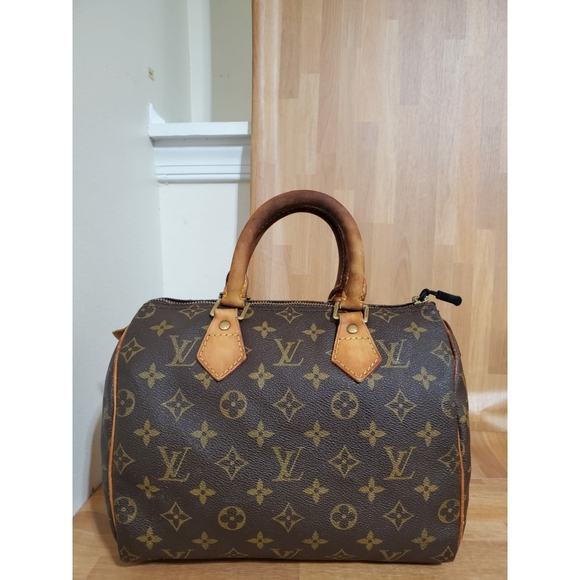 LOUIS VUITTON Monogram Canvas Speedy 25 Bag - Picture 2 of 12